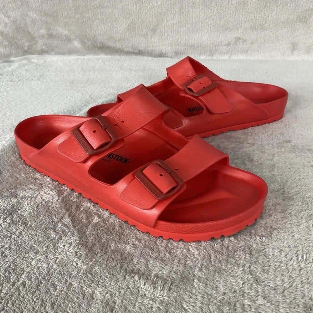 Birkenstock Arizona EVA Sandals Mens US 11 EU 44 Red Slide Water NEW